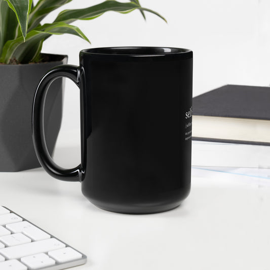 Self Care Glossy Mug