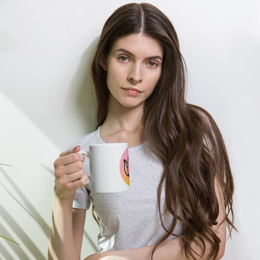 Healing Vibes glossy mug